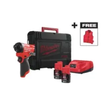 Milwaukee M12 FID2MC-202X FUEL™ Subkompaktowa zakrętarka 1/4˝ 12V 170 Nm Promo Zestaw 4933499462
