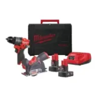 Milwaukee M12 FPP2G2-402X – Zestaw Wkrętarka + Szlifierka Kątowa
