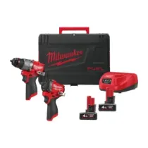 Milwaukee M12 FPP2X2-402X FUEL™ powerpack najmocniejsza wkrętarka i klucz udarowy 12V + 2x4,0ah + ładowarka w walizce 4933498741