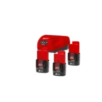 Milwaukee M12 NRG-303 – zestaw 3x akumulator 3,0 Ah + ładowarka 12V | SanPro.Net