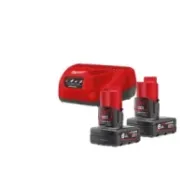 Milwaukee M12 NRG-602 – zestaw akumulatorów 2x6,0 Ah i ładowarka 12V | SanPro.Net