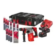 Milwaukee M18 BLHX100P-502P SDS-Plus młotowiertarka 18V z uchwytem FIXTEC™ w PACKOUT + zestaw promo ACC 4933498243