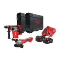 Milwaukee M18 BLPP2G-502X Powerpack - Młotowiertarka + Szlifierka