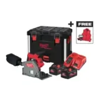 Milwaukee M18 FPS55MC-552P FUEL™ zagłębiarka 55 mm do drewna i tworzyw + 2x5,5ah + ładowarka + bezrękawnik + lampa 4933499456