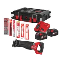 Milwaukee M18 FSZ100P-502P akumulatorowa piła szablasta 18V w walizce PACKOUT + ACC 4933498242