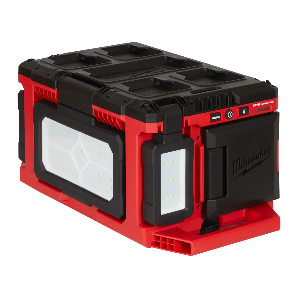 Milwaukee M18 POALC-0 PACKOUT™ Lampa do oświetlania strefowego z ładowarką 18V 3000lm 4933478120