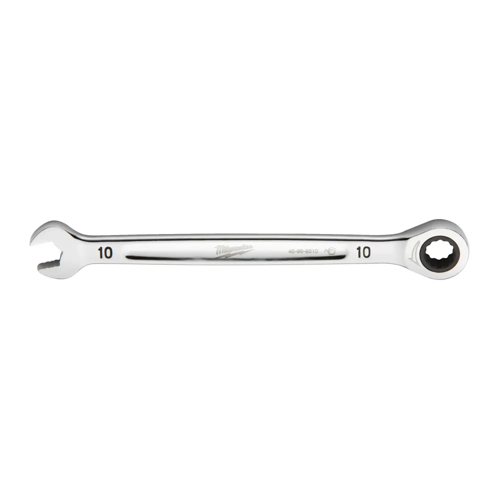 Milwaukee Maxbite Klucz grzechotkowy Maxbite Klucz płasko-oczkowy metryczny 10 mm - 1 szt. 4932471503
