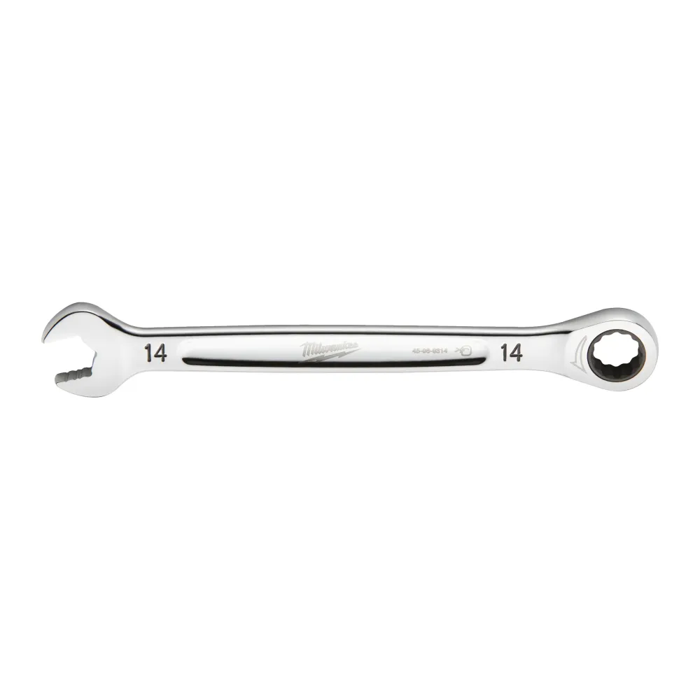 Milwaukee Maxbite Klucz grzechotkowy Maxbite Klucz płasko-oczkowy metryczny 14 mm - 1 szt. 4932471507