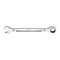 Milwaukee Maxbite Klucz grzechotkowy Maxbite Klucz płasko-oczkowy metryczny grzechotkowy 15 mm - 1 szt. 4932471508