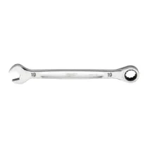 Milwaukee Maxbite Klucz grzechotkowy Maxbite Klucz płasko-oczkowy metryczny grzechotkowy 19 mm - 1 szt. 4932471512