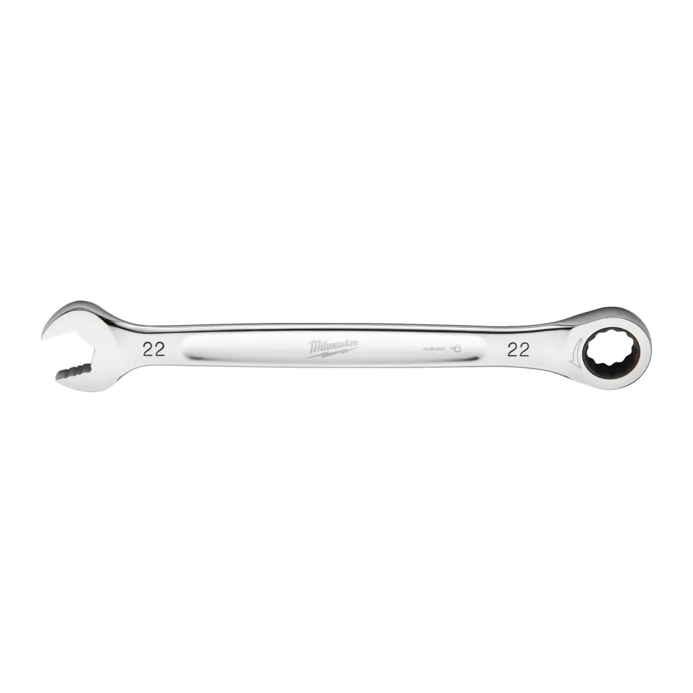 Milwaukee Maxbite Klucz grzechotkowy Maxbite Klucz płasko-oczkowy metryczny grzechotkowy 22 mm - 1 szt. 4932471515