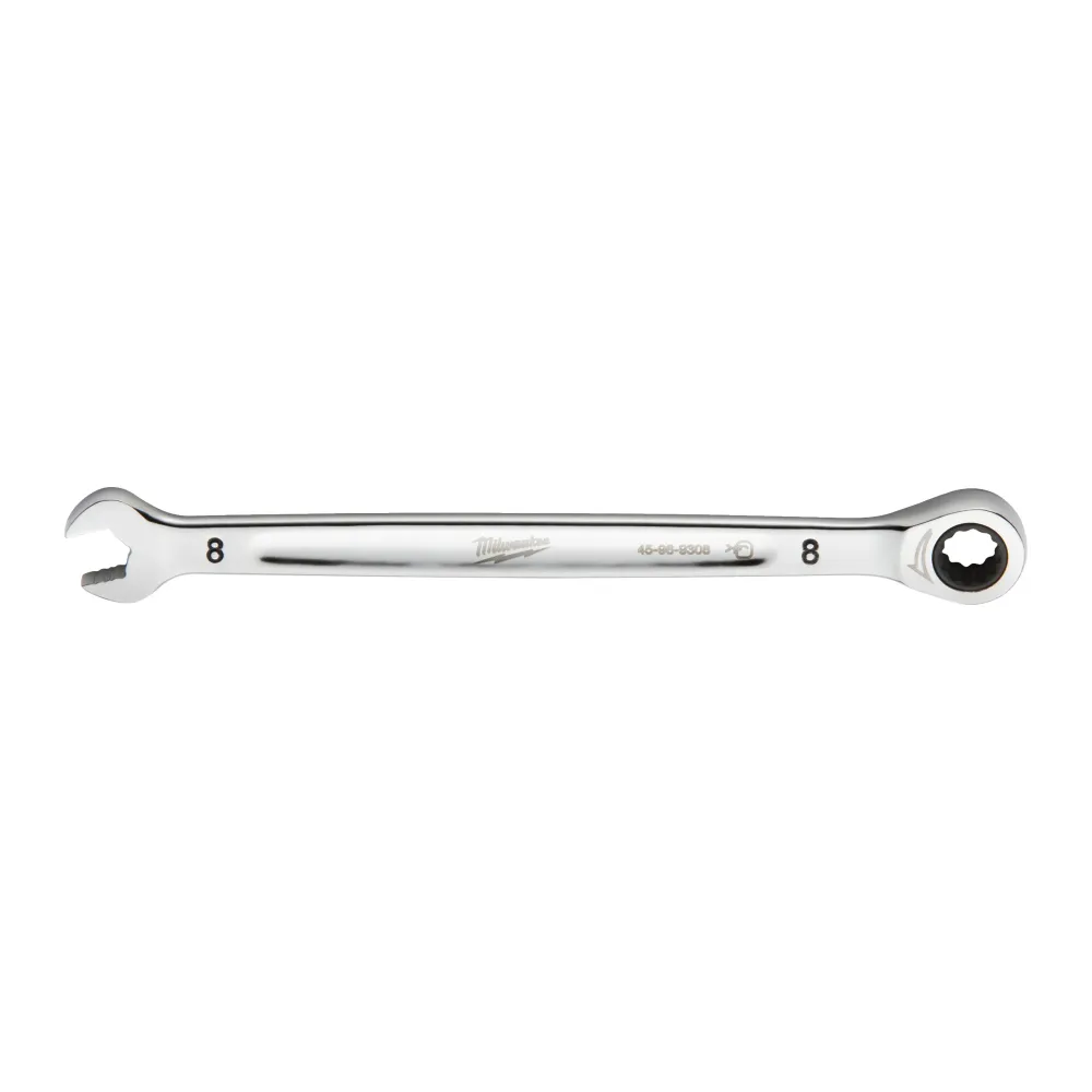 Milwaukee Maxbite Klucz grzechotkowy Maxbite Klucz płasko-oczkowy metryczny 8 mm - 1 szt. 4932471501