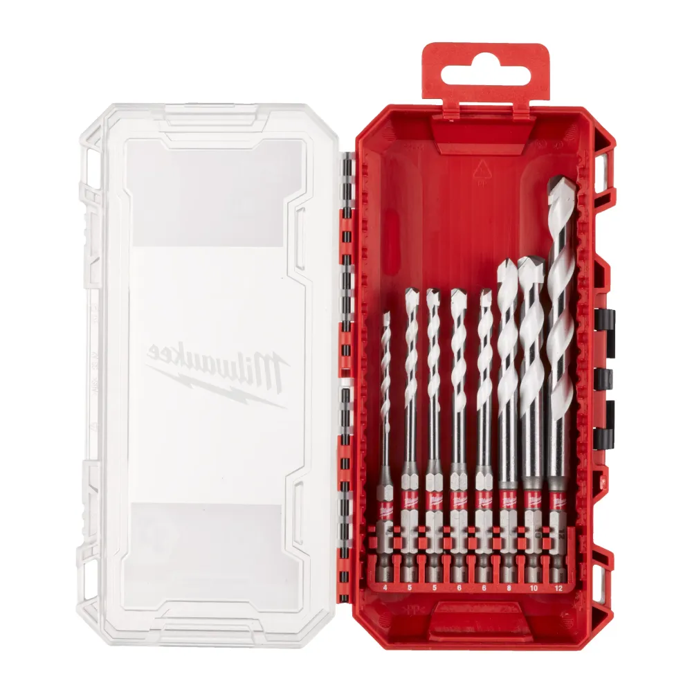Milwaukee Multi Material Drills Gen. 2 Multi Material 8 szt. zestaw [EMEA] 4932493871