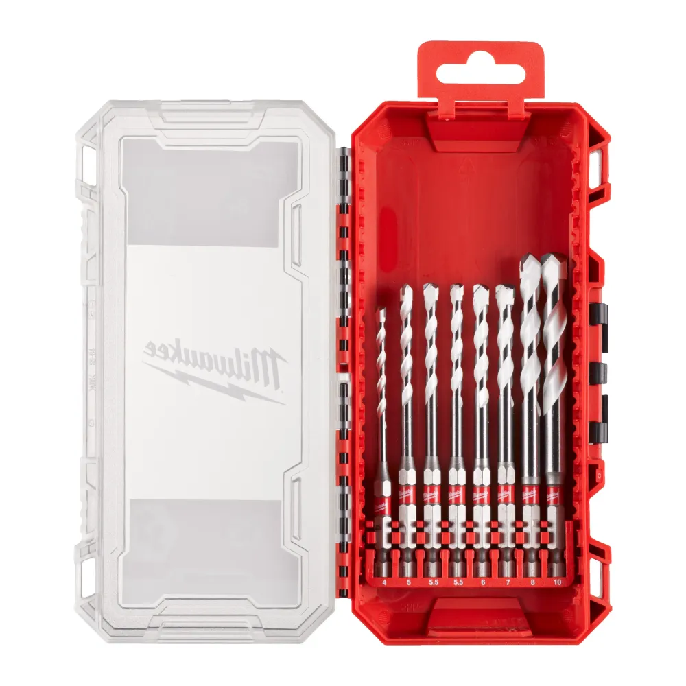 Milwaukee Multi Material Drills Gen. 2 Multi Material 8 szt. zestaw [UK] 4932493872