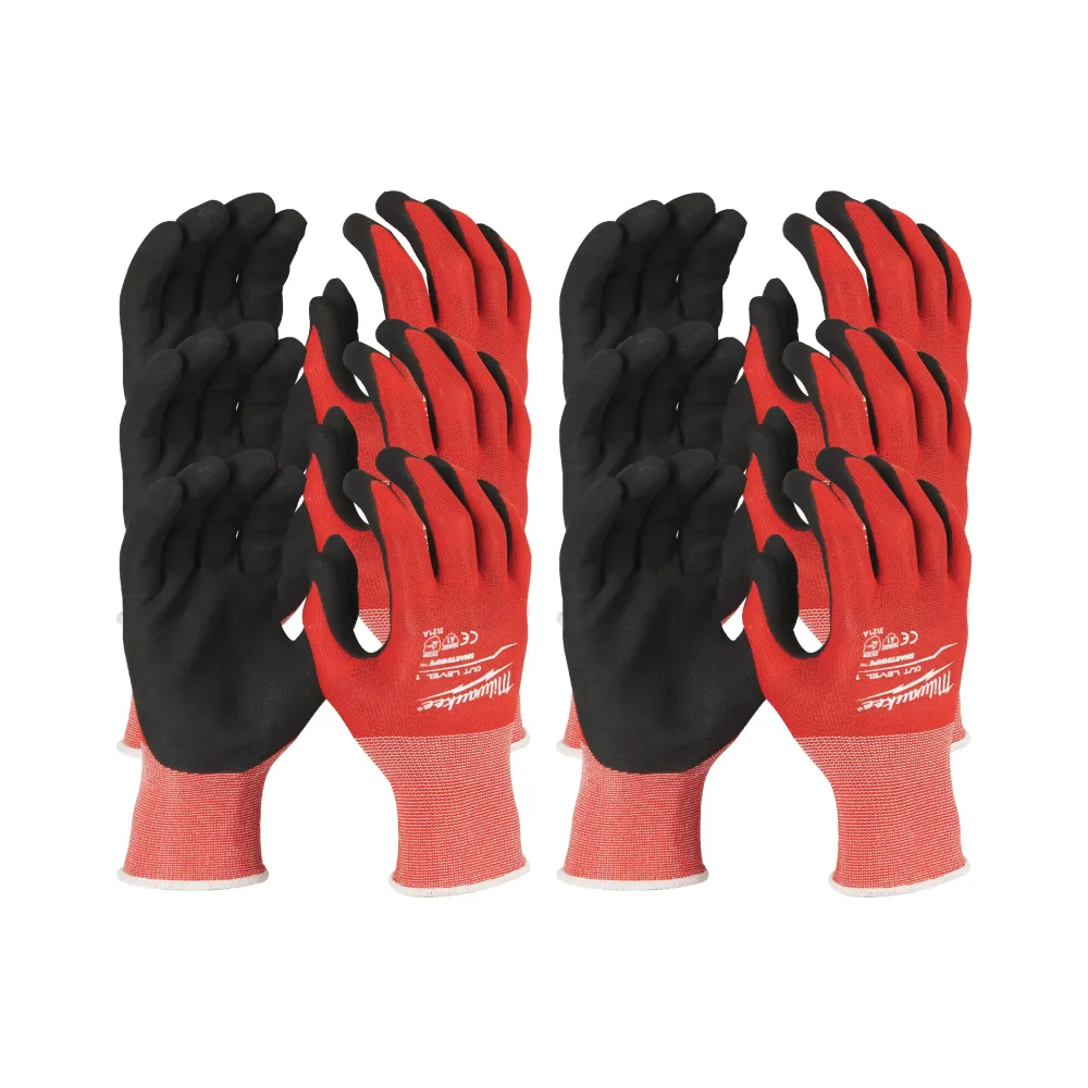Milwaukee Cut A Gloves Pack Rękawice Cut A - 11/XXL - 12 szt. 4932471617
