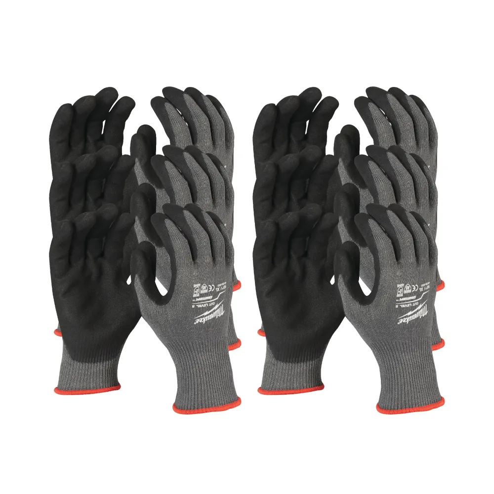Milwaukee Zestaw rękawic Cut E Rękawice Cut E - 11/XXL - 12 szt. 4932471625