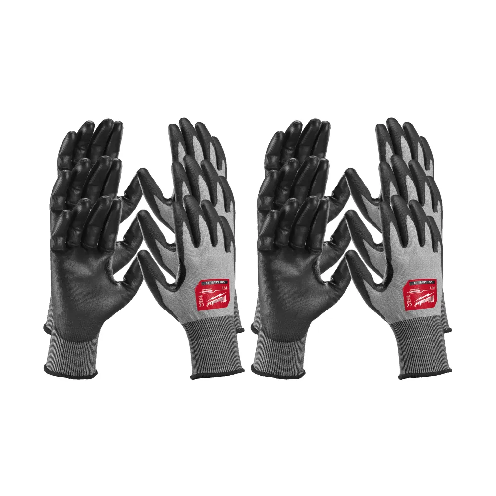 Milwaukee Zestaw rękawic Hi-Dex Cut C Rękawice Hi-Dex Cut C - 11/XXL - 12 szt. 4932480515