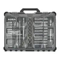 Milwaukee Packout 1/4" + 1/2" 63-częściowy zestaw grzechotek/nasadek 4932493661