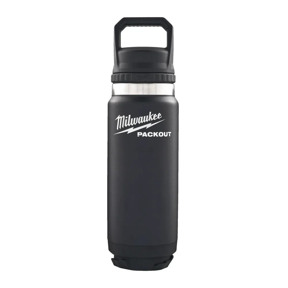 Milwaukee Butelka Packout 710 ml Chug Lid Czarna 4932493466