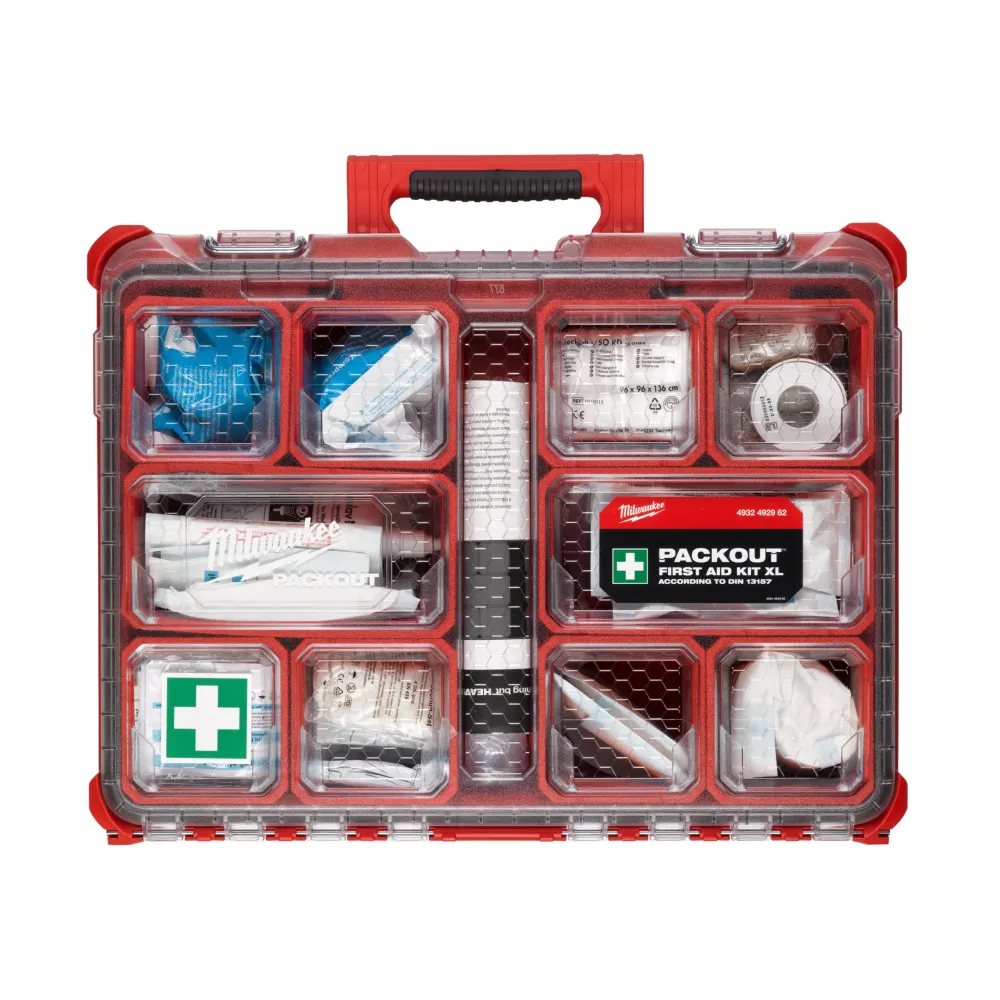 Milwaukee Packout Zestaw pierwszej pomocy XL Zestaw pierwszej pomocy Packout XL 4932492962