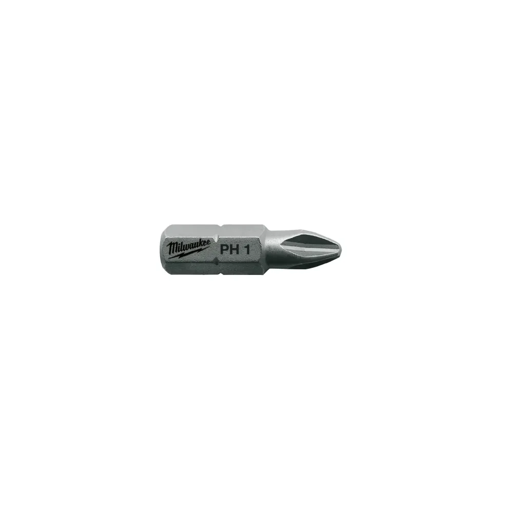 Milwaukee Końcówki wkrętakowe Professional PH 1 x 25 mm - 25 szt. 4932399586