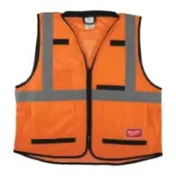 Milwaukee Kamizelka odblaskowa Premium Kamizelka odblaskowa Premium Pomarańczowa - S/M 4932471898