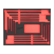 Milwaukee Zestaw uchwytów T-bar z wkładką piankową Zestaw uchwytów T-bar z wkładką piankową 8 szt. 4932499114