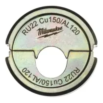 Milwaukee Matryce zaciskowe RU RU22 Cu150/AL120 - 1 szt. 4932451786