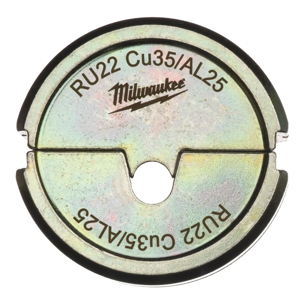 Milwaukee Matryce zaciskowe RU RU22 Cu35/AL25 - 1 szt. 4932451781