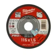 Milwaukee Tarcze tnące do cienkich metali SCS 41 / 115 x 1,5 x 22 mm - 1 szt. 4932451486