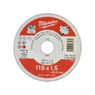 Milwaukee Tarcze tnące do metalu Thin - seria Contractor SCS 41 / 115 x 1,5 x 22 mm Seria Contractor - 1 szt. 4932451476