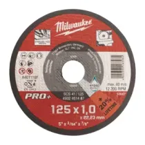 Milwaukee Tarcze tnące do cienkich metali SCS 41 / 125 x 1 x 22 mm - 1 szt. 4932451487