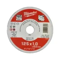 Milwaukee Tarcze tnące do metalu Thin - seria Contractor SCS 41 / 125 x 1 x 22 mm Seria Contractor - 200 szt. 4932451478