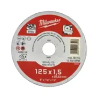 Milwaukee Tarcze tnące do metalu Thin - seria Contractor SCS 41 / 125 x 1,5 x 22 mm Seria Contractor - 1 szt. 4932451479