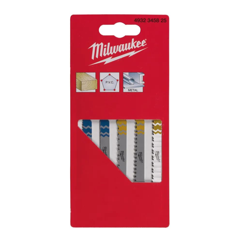 Milwaukee Zestawy ostrzy do wyrzynarki - 5 szt. 4932345825