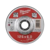 Milwaukee Tarcze szlifierskie Metal - seria Contractor SG 27 / 125 x 6 x 22 mm Seria Contractor - 1 szt. 4932451482
