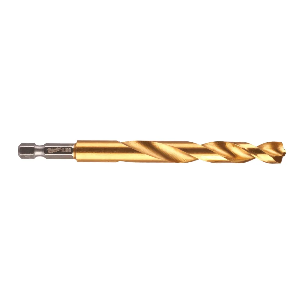 Milwaukee RED HEX - Wiertła Shockwave HSS-TiN Shockwave HSS-G TiN Red Hex 10 mm - 1 szt. 48894723