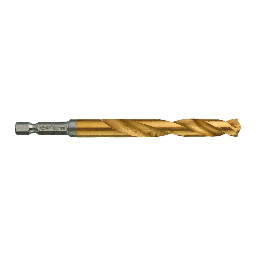 Milwaukee RED HEX - Wiertła Shockwave HSS-TiN Shockwave HSS-G TiN Red Hex 10 mm - 5 szt. 4932478184