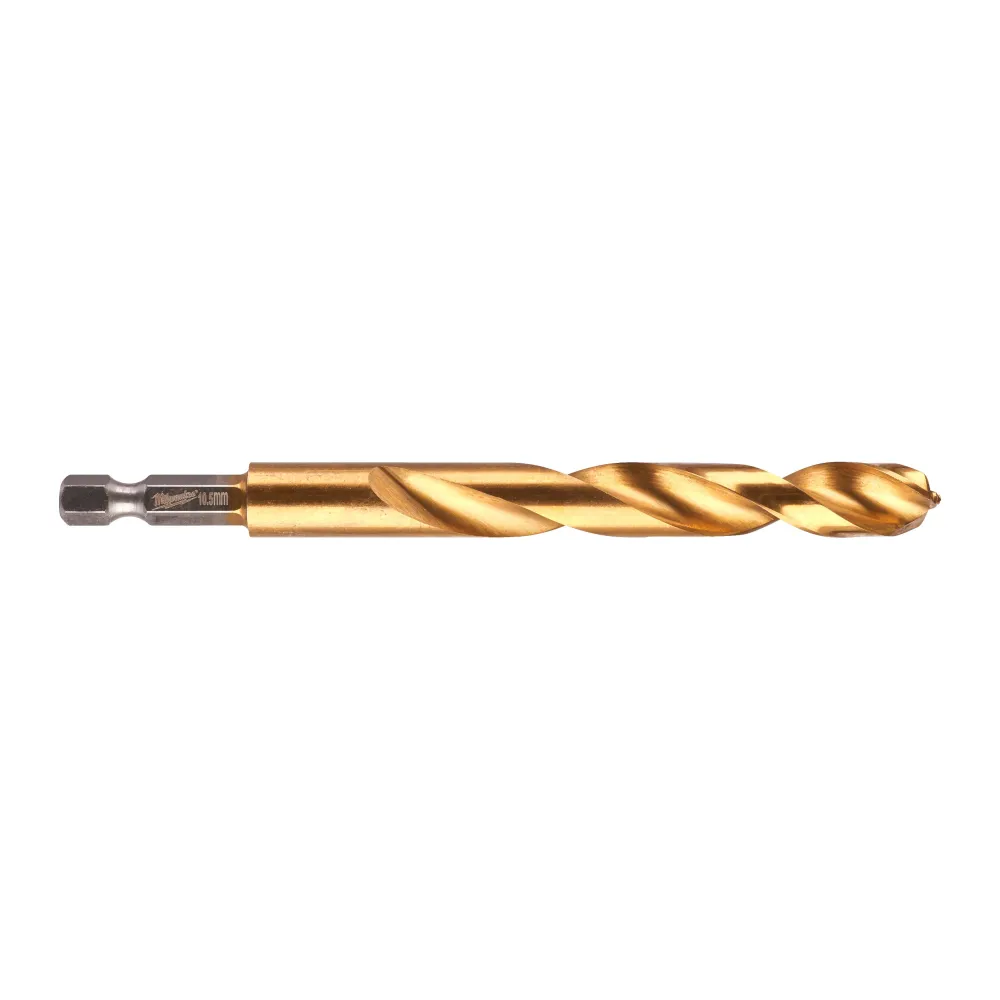 Milwaukee RED HEX - Wiertła Shockwave HSS-TiN Shockwave HSS-G TiN Red Hex 10,5 mm - 1 szt. 48894724