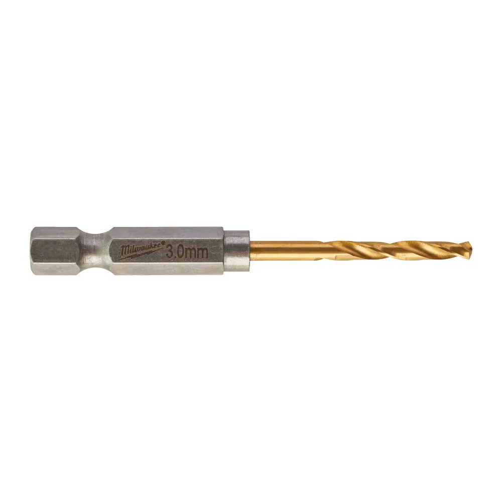 Milwaukee RED HEX - Wiertła Shockwave HSS-TiN Shockwave HSS-G TiN Red Hex 3 mm - 10 szt. 4932478176