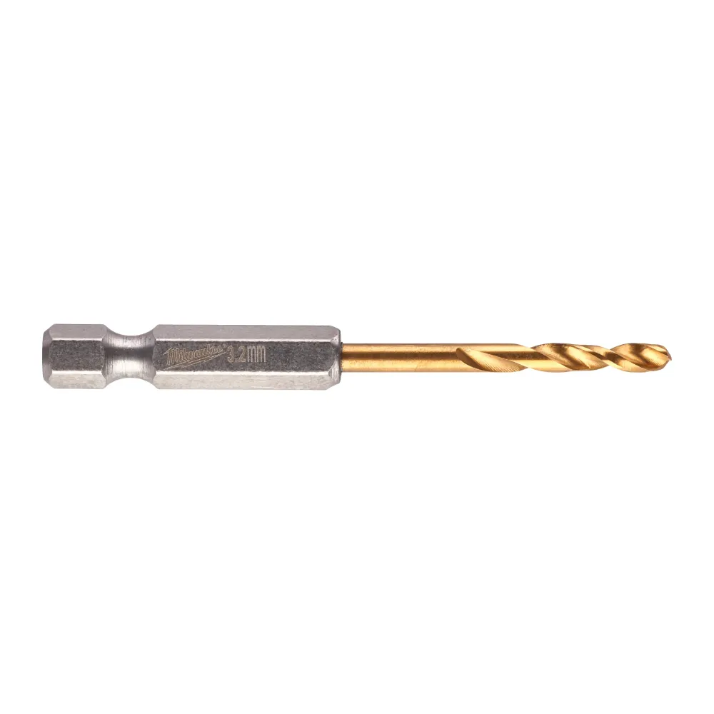 Milwaukee RED HEX - Wiertła Shockwave HSS-TiN Shockwave HSS-G TiN Red Hex 3,2 mm - 2 szt. 48894706