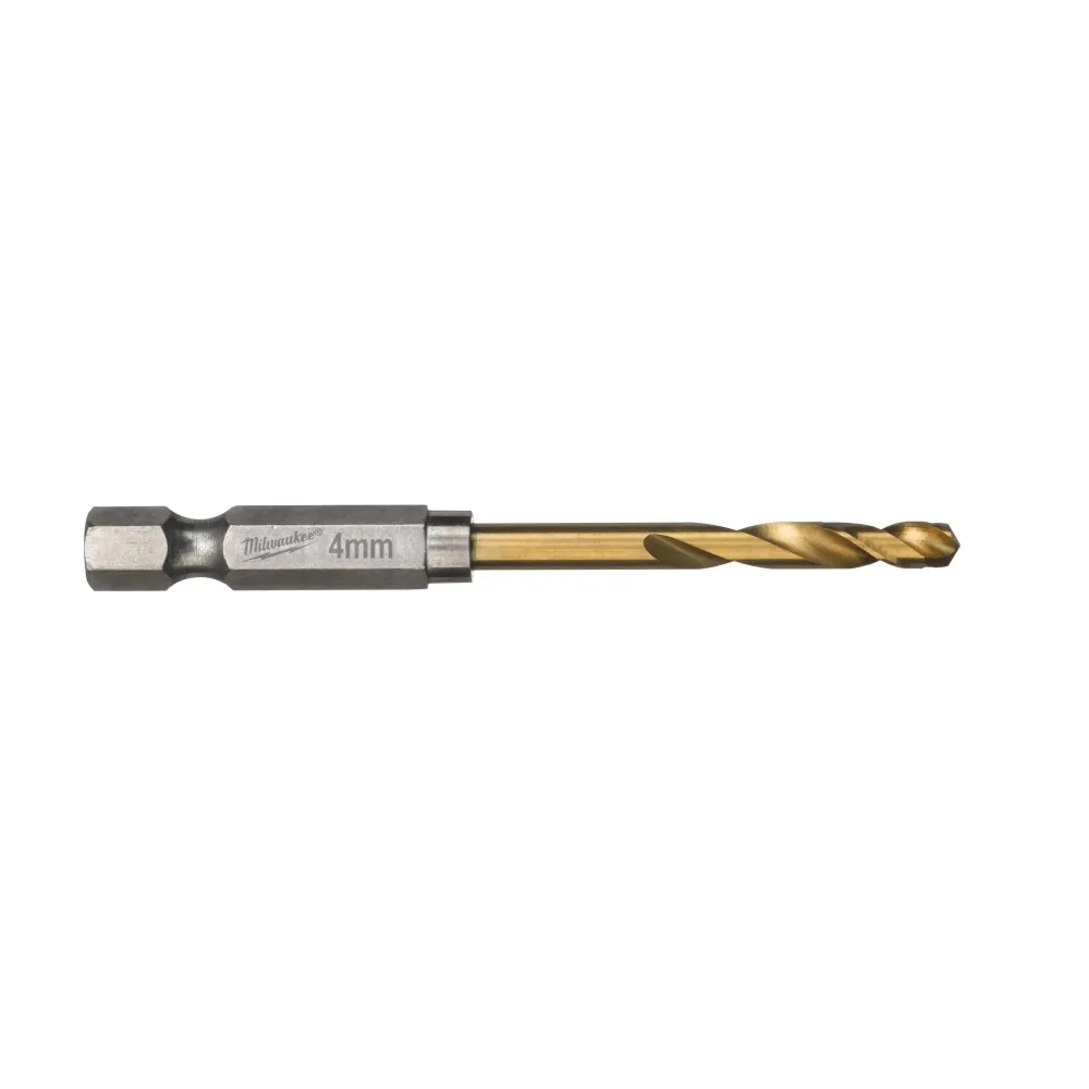 Milwaukee RED HEX - Wiertła Shockwave HSS-TiN Shockwave HSS-G TiN Red Hex 4 mm - 2 szt. 48894708
