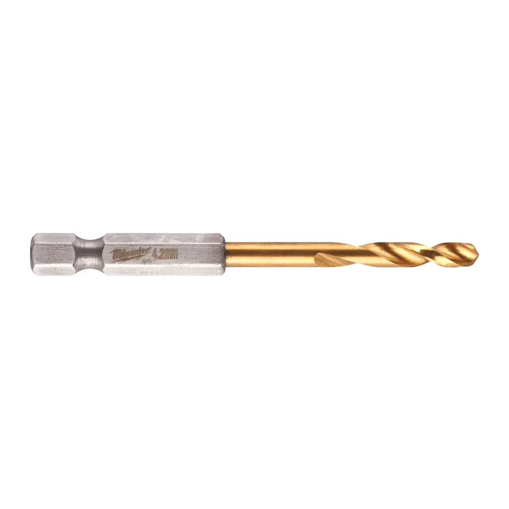 Milwaukee RED HEX - Wiertła Shockwave HSS-TiN Shockwave HSS-G TiN Red Hex 4,2 mm - 1 szt. 48894709