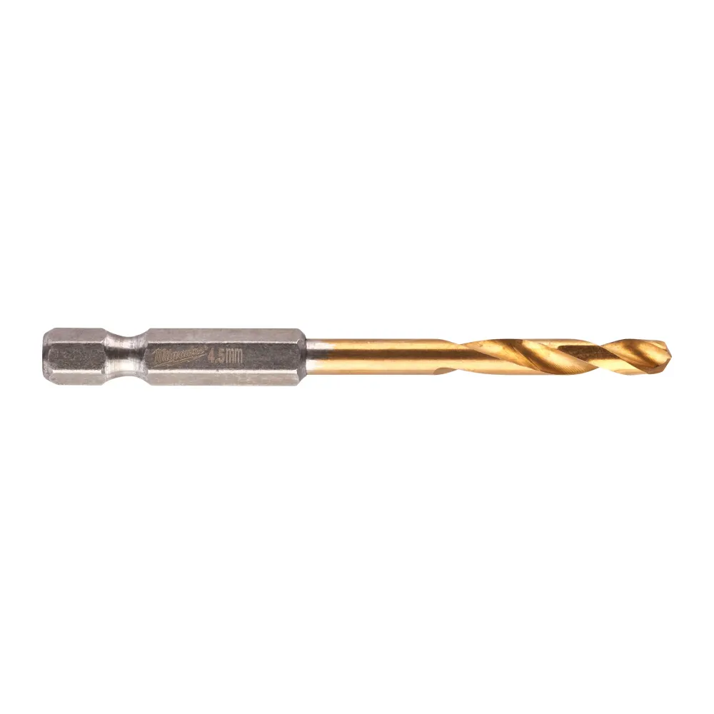 Milwaukee RED HEX - Wiertła Shockwave HSS-TiN Shockwave HSS-G TiN Red Hex 4,5 mm - 1 szt. 48894710