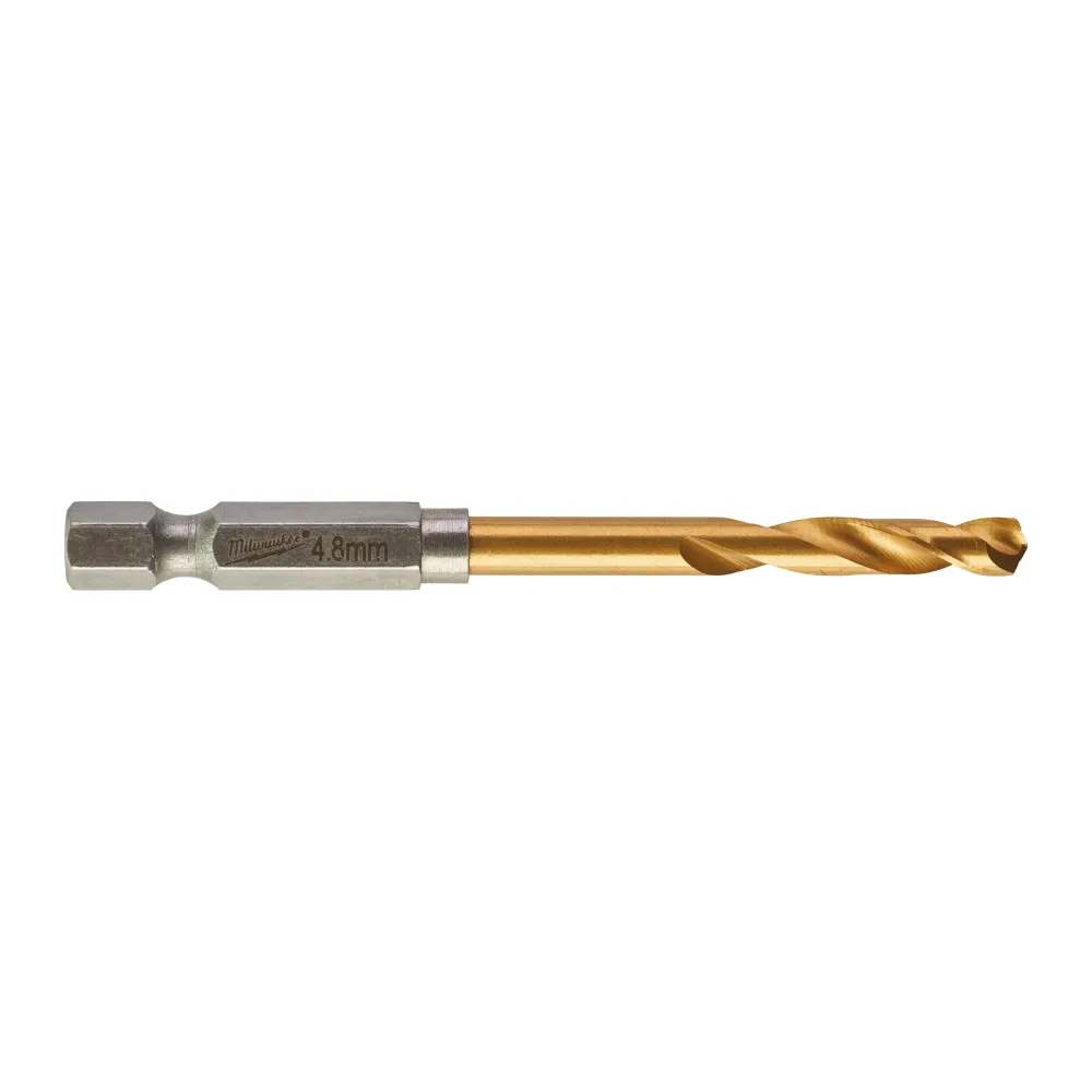 Milwaukee RED HEX - Wiertła Shockwave HSS-TiN Shockwave HSS-G TiN Red Hex 4,8 mm - 1 szt. 48894711