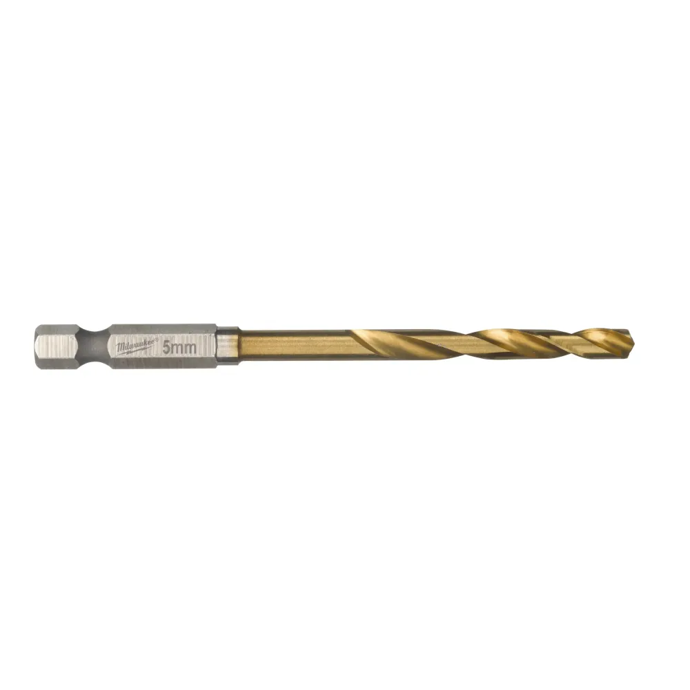 Milwaukee RED HEX - Wiertła Shockwave HSS-TiN Shockwave HSS-G TiN Red Hex 5 mm - 1 szt. 48894712
