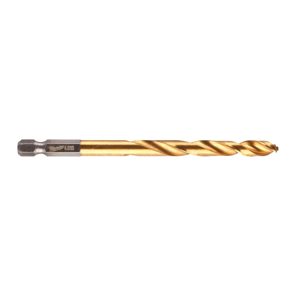 Milwaukee RED HEX - Wiertła Shockwave HSS-TiN Shockwave HSS-G TiN Red Hex 6,8 mm - 1 szt. 48894716