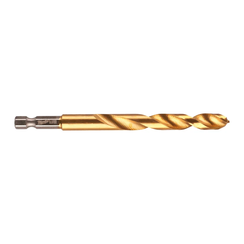 Milwaukee RED HEX - Wiertła Shockwave HSS-TiN Shockwave HSS-G TiN Red Hex 9 mm - 1 szt. 48894721