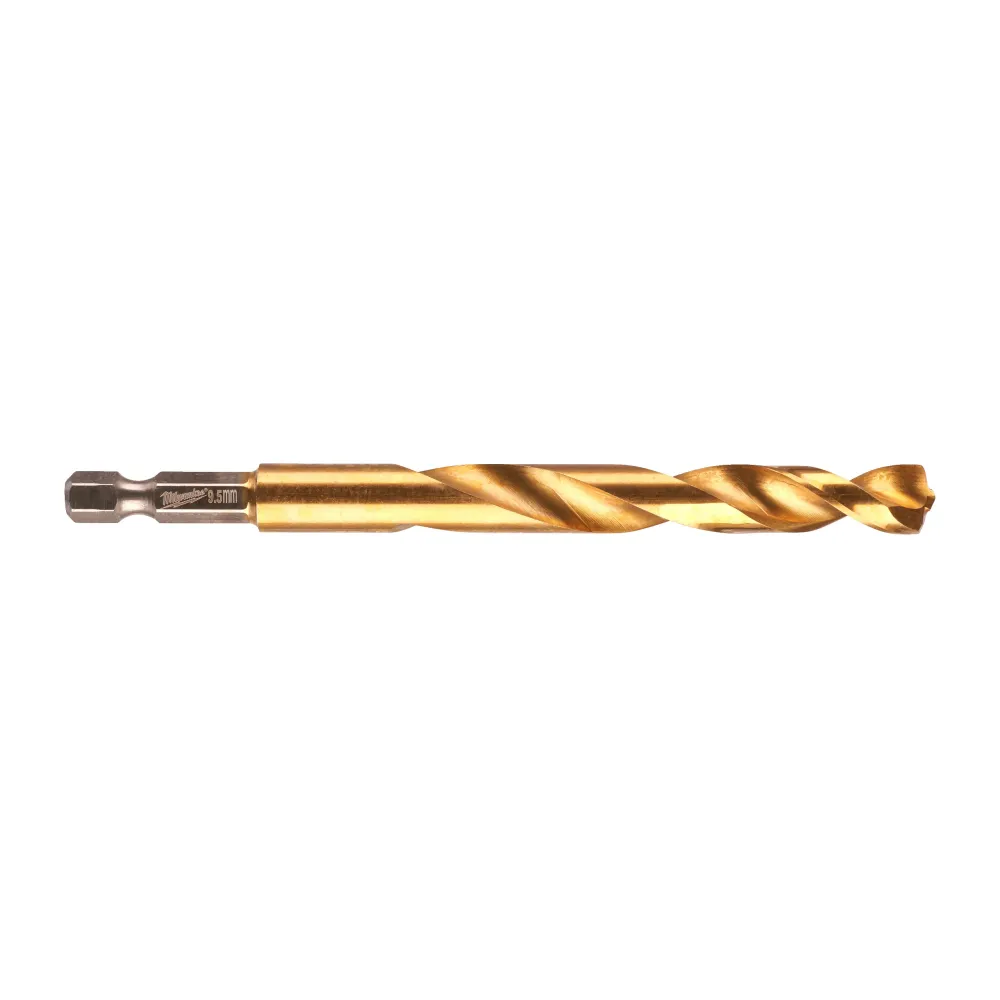 Milwaukee RED HEX - Wiertła Shockwave HSS-TiN Shockwave HSS-G TiN Red Hex 9,5 mm - 1 szt. 48894722