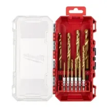 Milwaukee RED HEX - Wiertła Shockwave HSS-TiN Zestaw Shockwave HSS-G Tin Red Hex - 10 szt. 4932493865